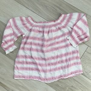 INC International Concepts Stripped Cotton Top